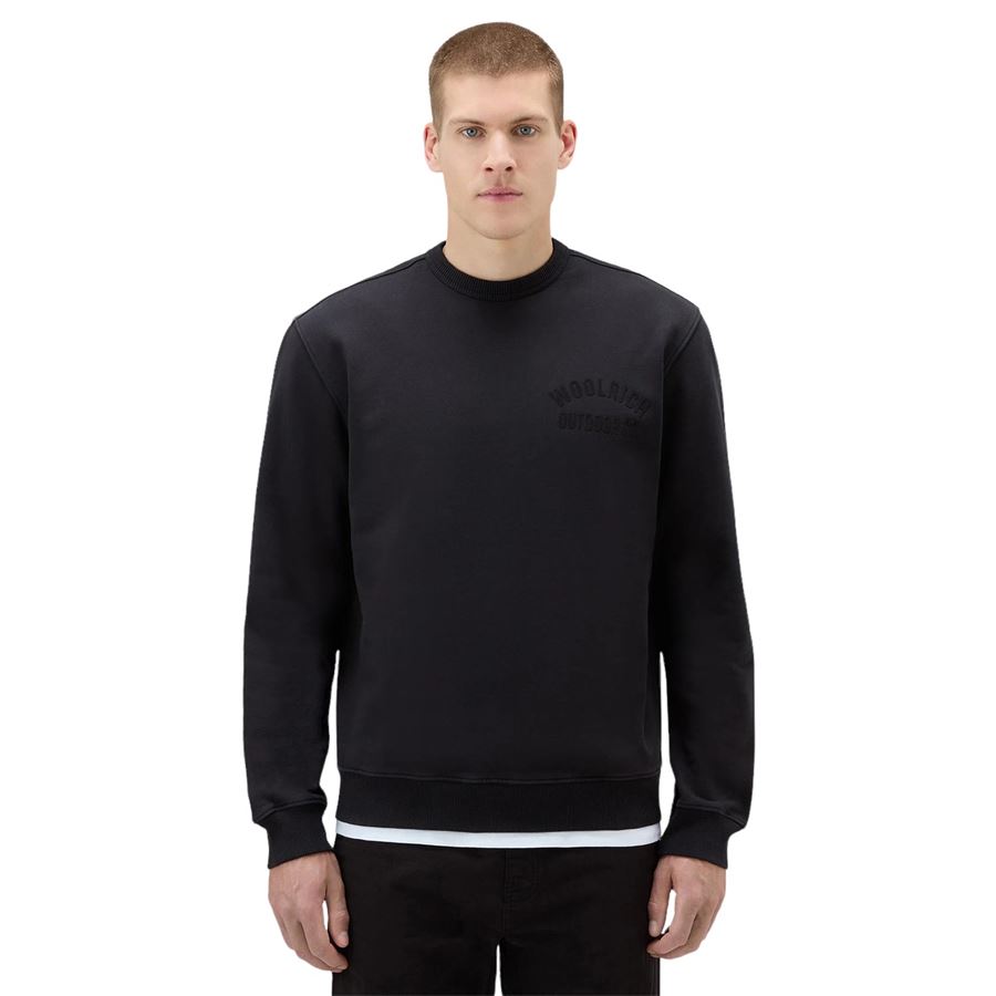 ORGANIC COTTON SCRIPT CREWNECK Woolrich | CFWOSW0216100